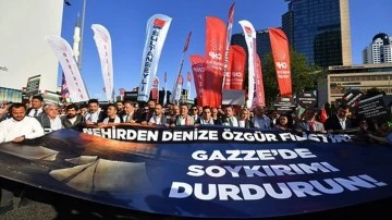 CHP'den İsrail Başkonsolosluğu önünde eylem