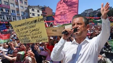 CHP’den Rize’de tarihi 'çay mitingi'