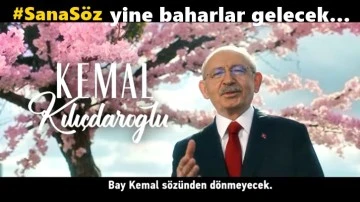 Kılı&ccedil;daroğlu'ndan yeni video: Sana s&ouml;z yine baharlar gelecek...
