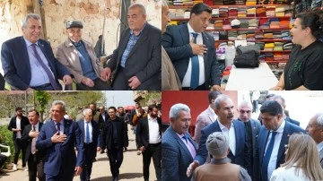CHP Gaziantep adayları d&ouml;rt koldan sahada...