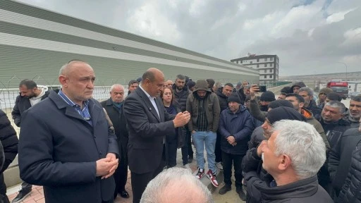 CHP Gaziantep'ten iş bırakan iş&ccedil;ilere destek ziyareti