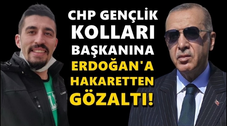 CHP Gen&ccedil;lik Kolları Başkanı g&ouml;zaltına alındı!