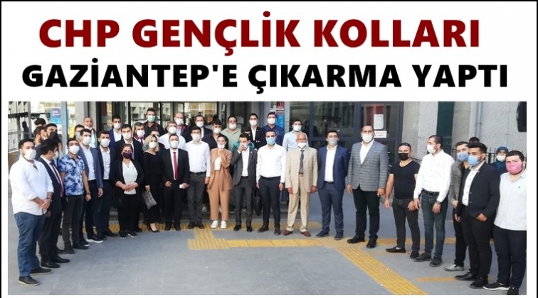 CHP Gen&ccedil;lik Kolları Genel Başkanı Gaziantep'te