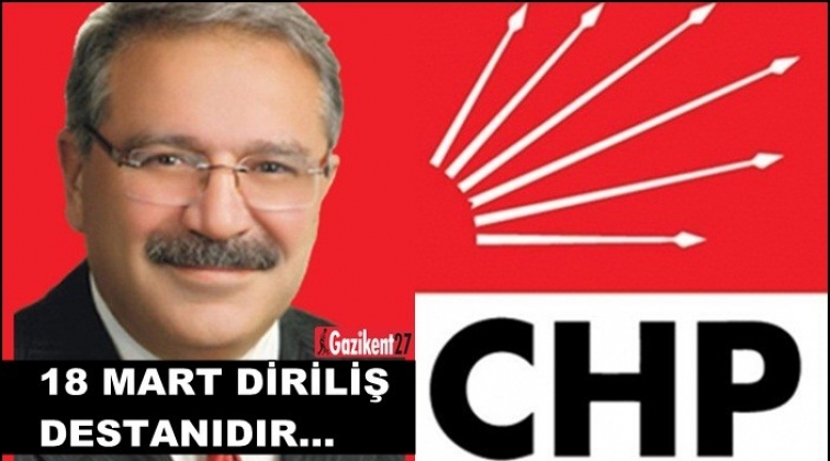 CHP İl Başkanı Demir, Çanakkale Zaferi'ni kutladı