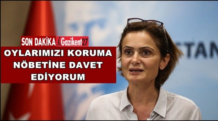 CHP İl Başkanı oyları koruma n&ouml;betine &ccedil;ağırdı!