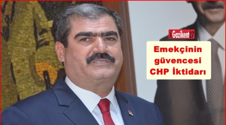 CHP İl Başkanı Sucu'dan, 1 Mayıs mesajı