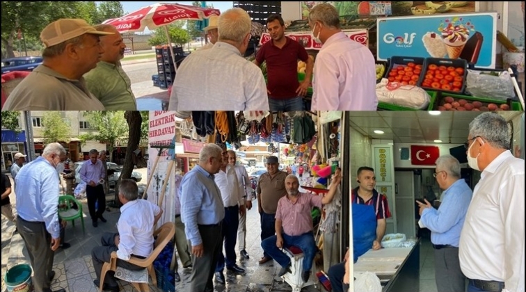 CHP İl Başkanı U&ccedil;ar esnaf ziyaretlerini s&uuml;rd&uuml;r&uuml;yor