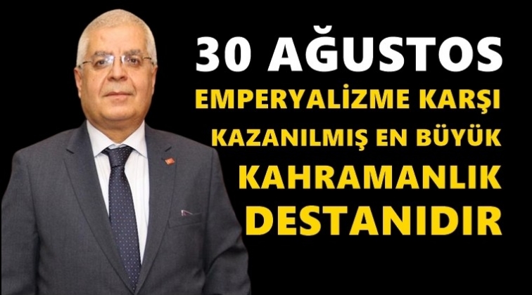 CHP İl Başkanı U&ccedil;ar, Zafer Bayramı'nı kutladı