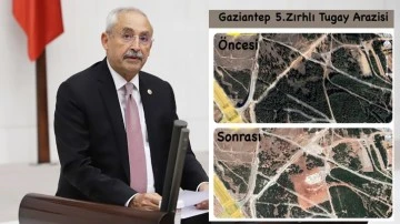 CHP'li Kaplan'dan Tugay arazisindeki ağa&ccedil; katliamına tepki!