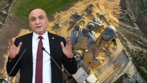 CHP’li Meriç depremde Nurdağı’nda yıkılan ve 2 senedir yapılamayan tarım silolarını Meclis gündemine taşıdı