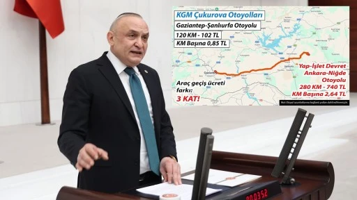 CHP&rsquo;li Meri&ccedil;&rsquo;ten otoyol &ouml;zelleştirmesine tepki: Ge&ccedil;iş &uuml;creti 270 TL&rsquo;ye &ccedil;ıkabilir!