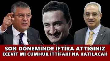 CHP'li &Ouml;zg&uuml;r &Ouml;zel'den DSP'li Aksakal'a Ecevit yanıtı