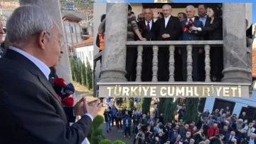CHP Lideri Kılıçdaroğlu balkon konuşması yaptı...