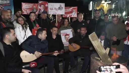 CHP&rsquo;liler, yılbaşını Silivri&rsquo;de karşıladı...