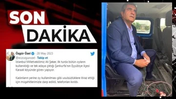 CHP Milletvekili Ali Şeker ve m&uuml;şahitlere saldırı!