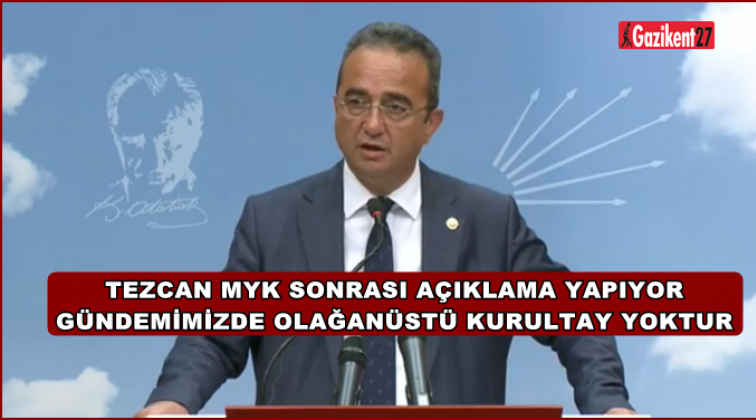 CHP MYK sona erdi: Kurultay zamanında yapılacak