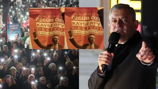 CHP'nin Kayseri mitingi öncesi kente asılan afişler toplatıldı