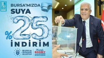 CHP'nin kazandığı Bursa'da su faturalarında yüzde 25 indirim kararı 