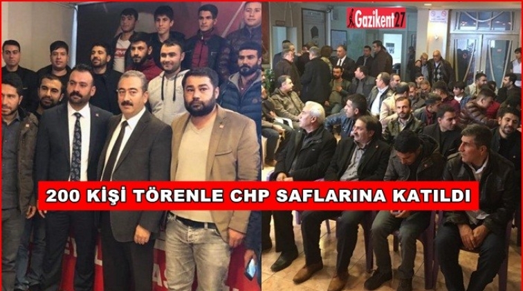 CHP Şahinbey&rsquo;de&nbsp;b&uuml;y&uuml;k&nbsp;katılım