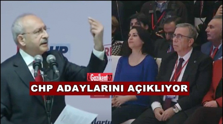 CHP yerel se&ccedil;im bildirgesini a&ccedil;ıkladı