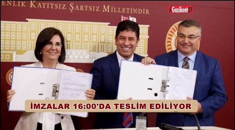 CHP'de imzalar bug&uuml;n teslim edilecek