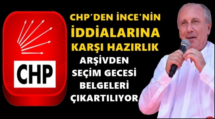 CHP'de İnce hazırlığı: Belgeler &ccedil;ıkarılıyor