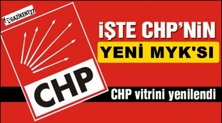 CHP'de, MYK yenilendi...