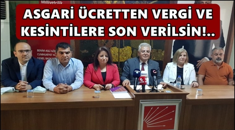 CHP'den 81 ilde &ldquo;asgari &uuml;cret&rdquo; a&ccedil;ıklaması...