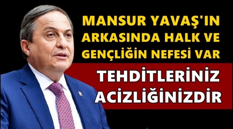 CHP'den Bah&ccedil;eli'ye: Tehditleriniz acizliğinizdir!