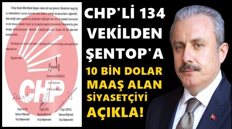 CHP'den Şentop'a 10 bin dolar sorusu...