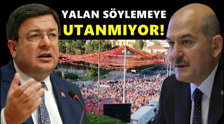 CHP'den Soylu'ya: Yalan s&ouml;ylemeye de utanmıyor!
