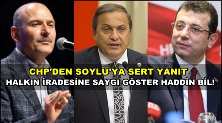 CHP'den Soylu'ya yanıt