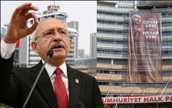CHP'den 'Ya cevap ver, ya hesap ver'&nbsp;afişi...