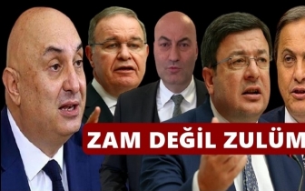 CHP'den zam tepkisi: Siyasi eşkıyalığın dik alası!