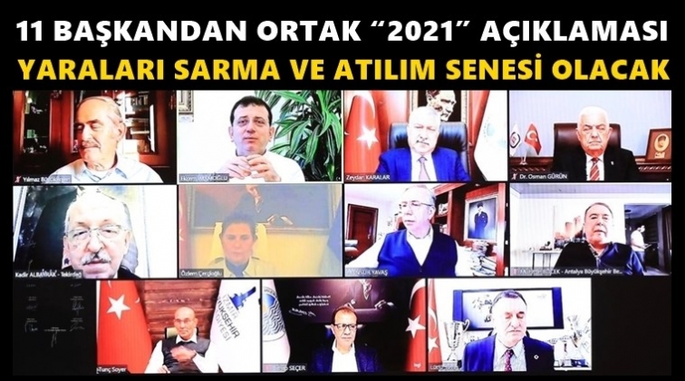 CHP&rsquo;li 11 Başkandan ortak a&ccedil;ıklama