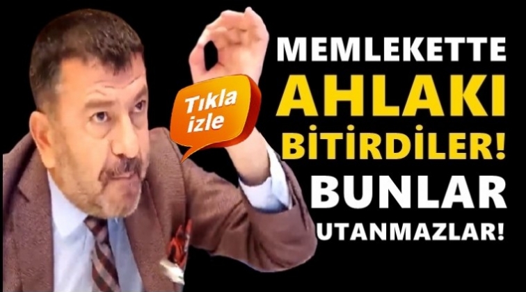 CHP'li Ağbaba: Utanmazlar, memlekette ahlakı bitirdiler!