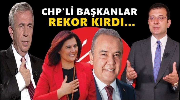 CHP'li belediye başkanları rekor kırdı