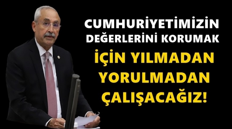 CHP'li Kaplan, Cumhuriyet Bayramı'nı kutladı
