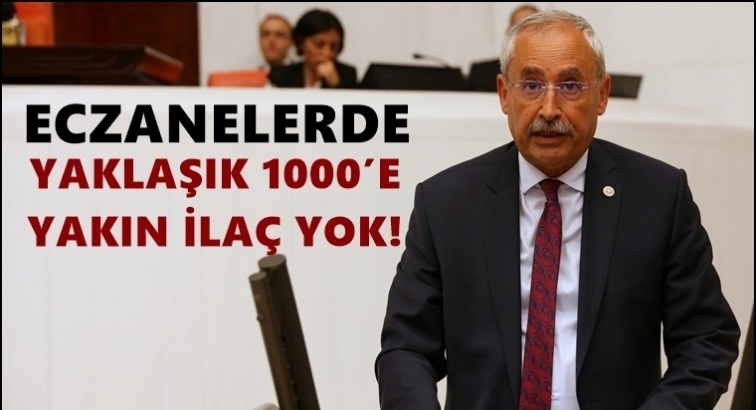 CHP'li Kaplan ila&ccedil; sorununu Meclis'e taşıdı...