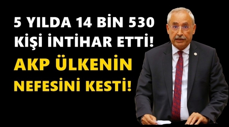 CHP&rsquo;li Kaplan intihar vakalarını sordu...