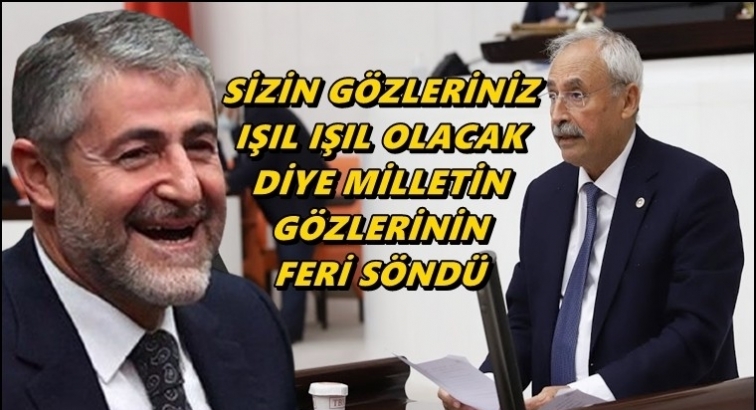 CHP'li Kaplan: Milletin g&ouml;zlerinin feri s&ouml;nd&uuml;!