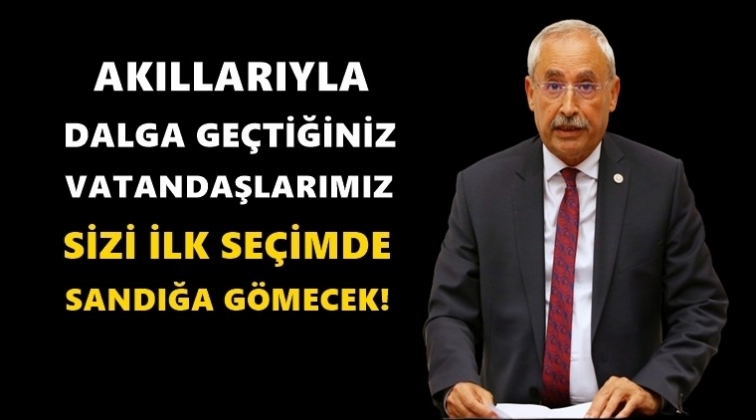 CHP'li Kaplan'dan AKP'li vekile sert tepki