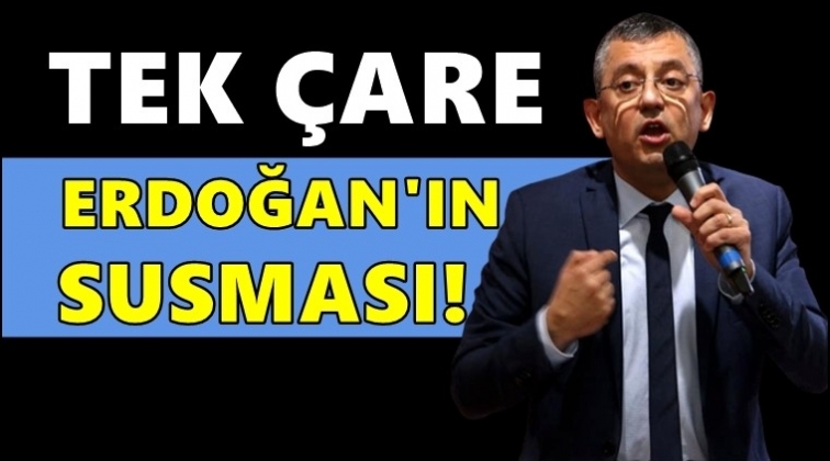 CHP'li &Ouml;zel: Erdoğan, T&uuml;rkiye'ye 96 milyar lira kaybettirdi