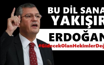 CHP'li &Ouml;zg&uuml;r &Ouml;zel'den Erdoğan'a yanıt...