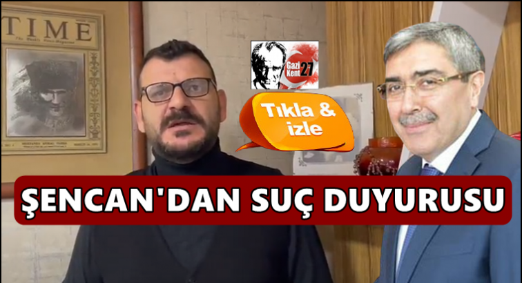 CHP'li Şencan'dan AKP'li Başkana su&ccedil; duyurusu!