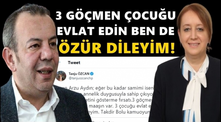 CHP'li Tanju Özcan'dan, AKP'li vekile bomba yanıt!