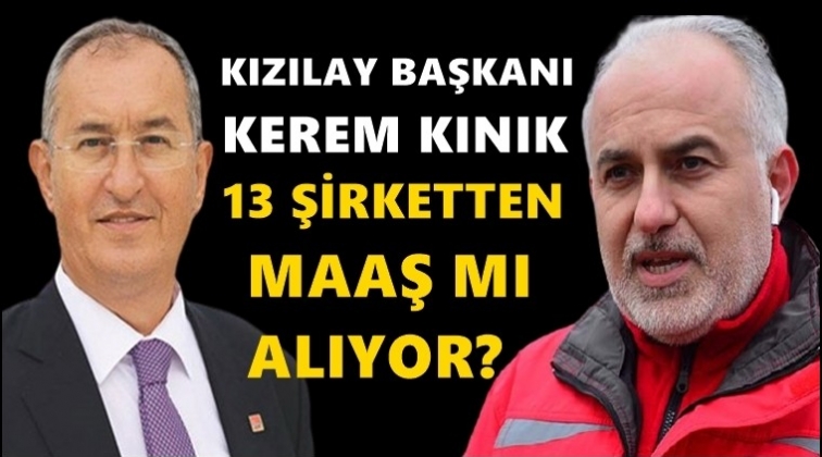 CHP'li vekil: Kızılay Başkanı 13 maaş mı alıyor?