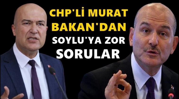 CHP'li vekilden Soylu'yu zora sokacak sorular!