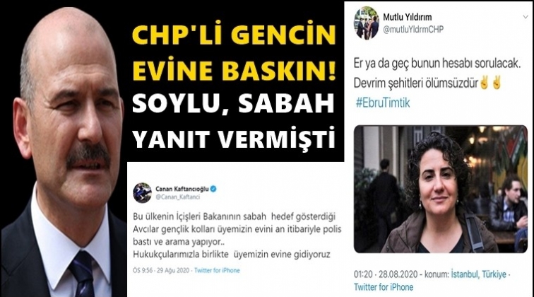CHP'li Yıldırım&rsquo;ın evine polis baskını!