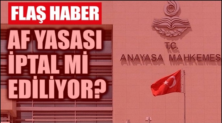CHP&rsquo;nin infaz yasası başvurusunda flaş gelişme